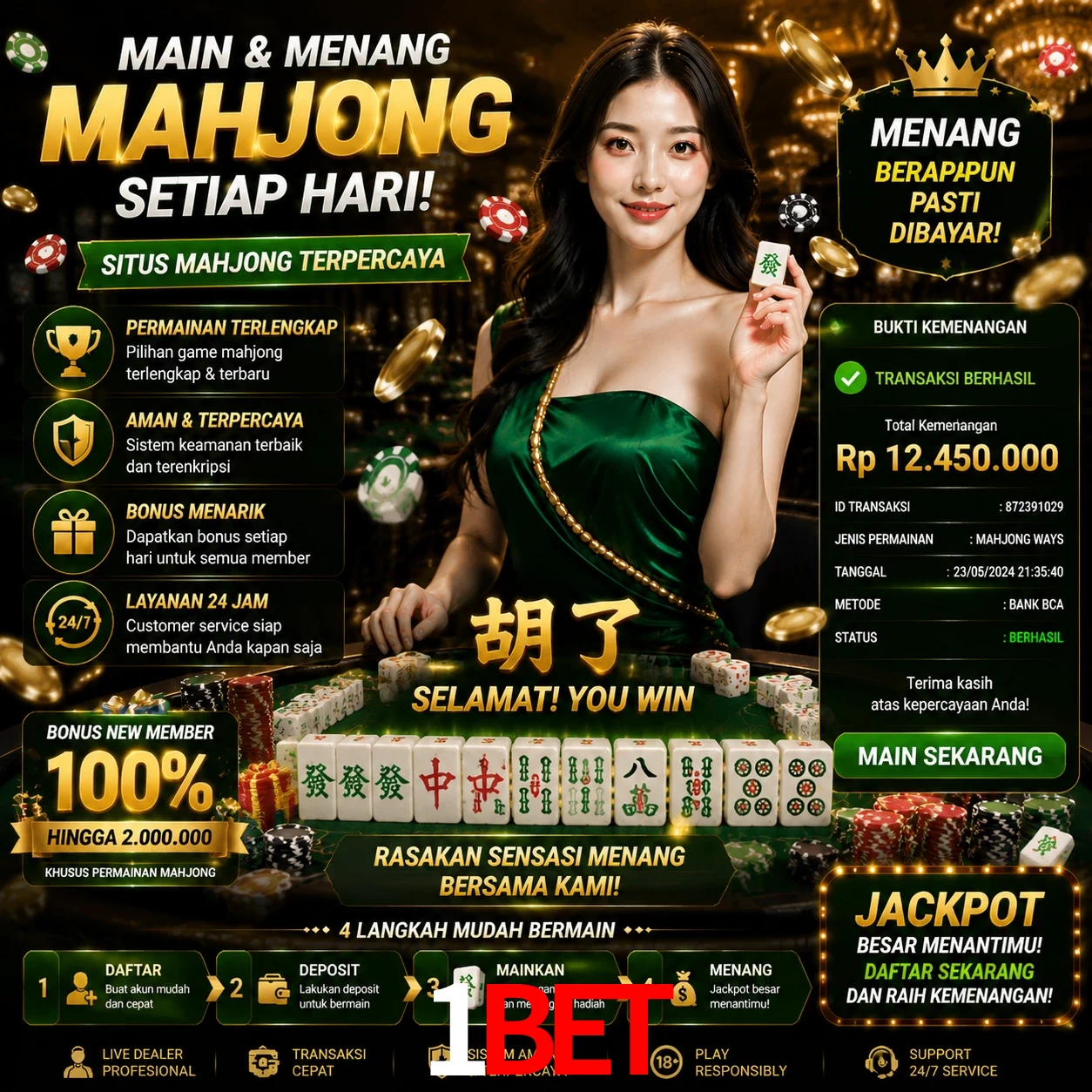 Ganhar e sacar na 1bet